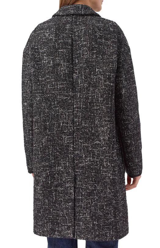 Пальто из шерсти и хлопка Giambattista Valli 25FWPVCA8018/13BIL Серый  25FWPVCA8018/13BIL Фото 4