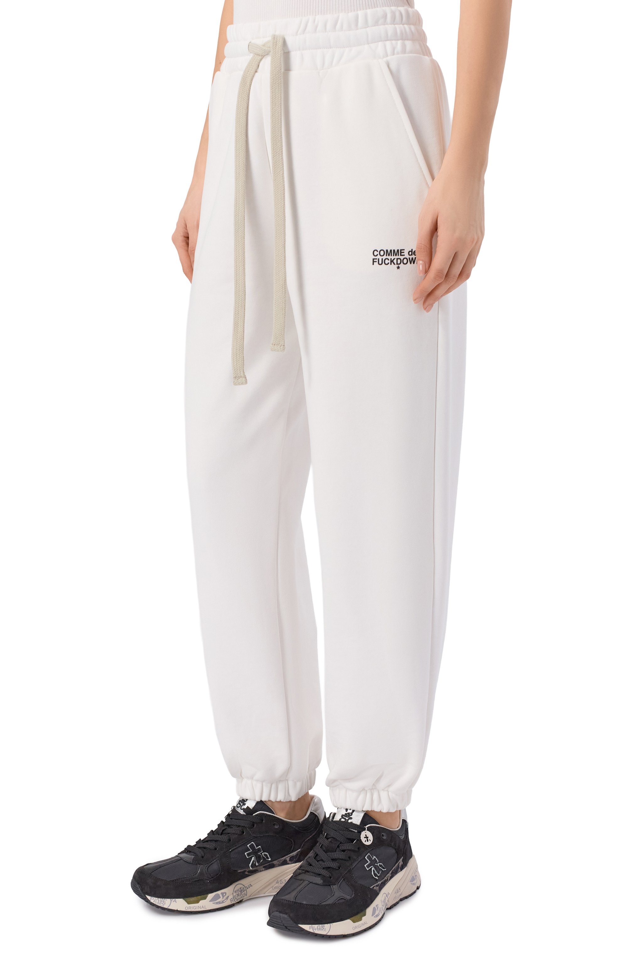 Хлопковые джоггеры COMME DES FUCKDOWN, арт. CFABW01552, фото 3