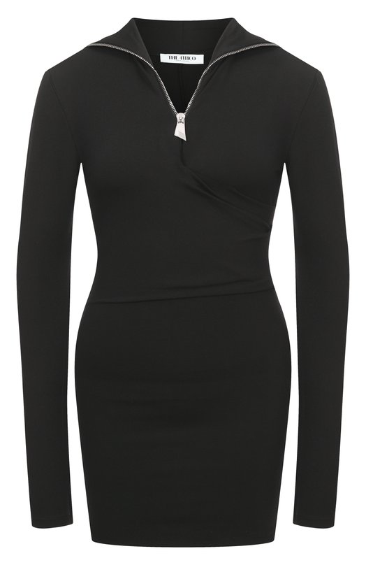 Платье из вискозы The Attico 260WCA00476/RYY002AA Чёрный 260WCA00476/RYY002AA