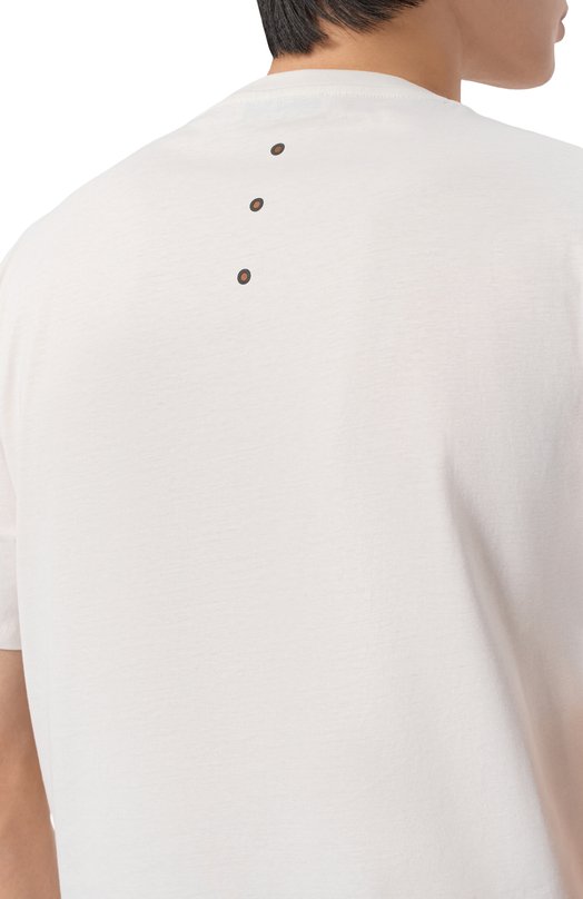 Хлопковая футболка Premiata PA1017 Белый  PA1017 Фото 5
