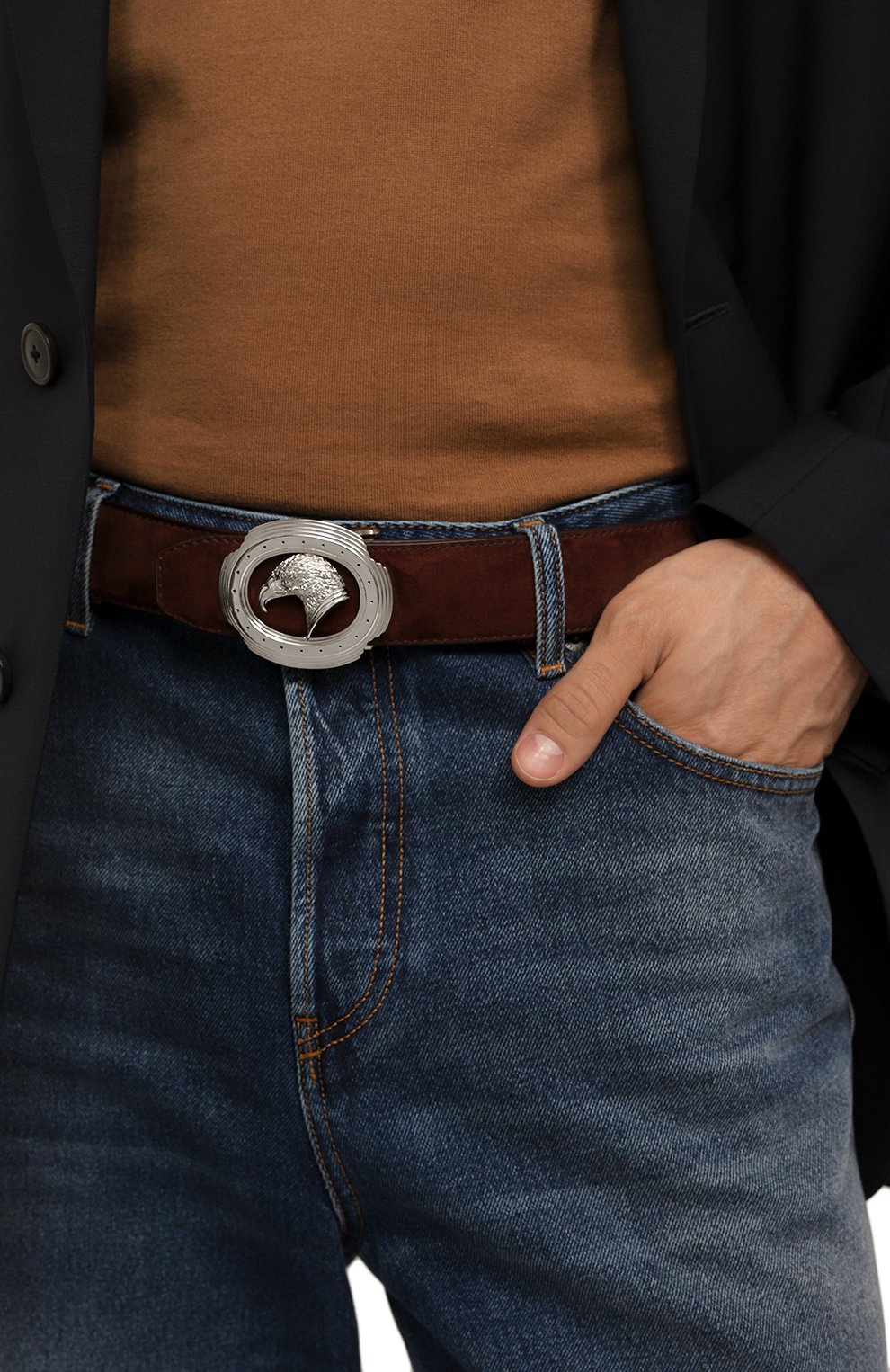 Замшевый ремень STEFANO RICCI, арт. N381SD/A564P, фото 2