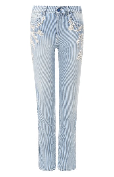 Женские джинсы в полоску ERMANNO ERMANNO SCERVINO, арт. 44 T JL07 JRI