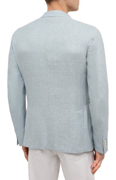 Пиджак изо льна и шерсти ZEGNA, арт. 949540/1DJSS0, фото 4