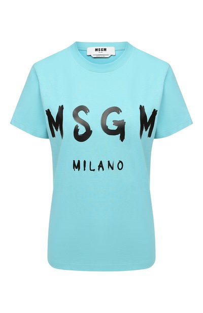 Женская хлопковая футболка MSGM, арт. 2941MDM60 207798