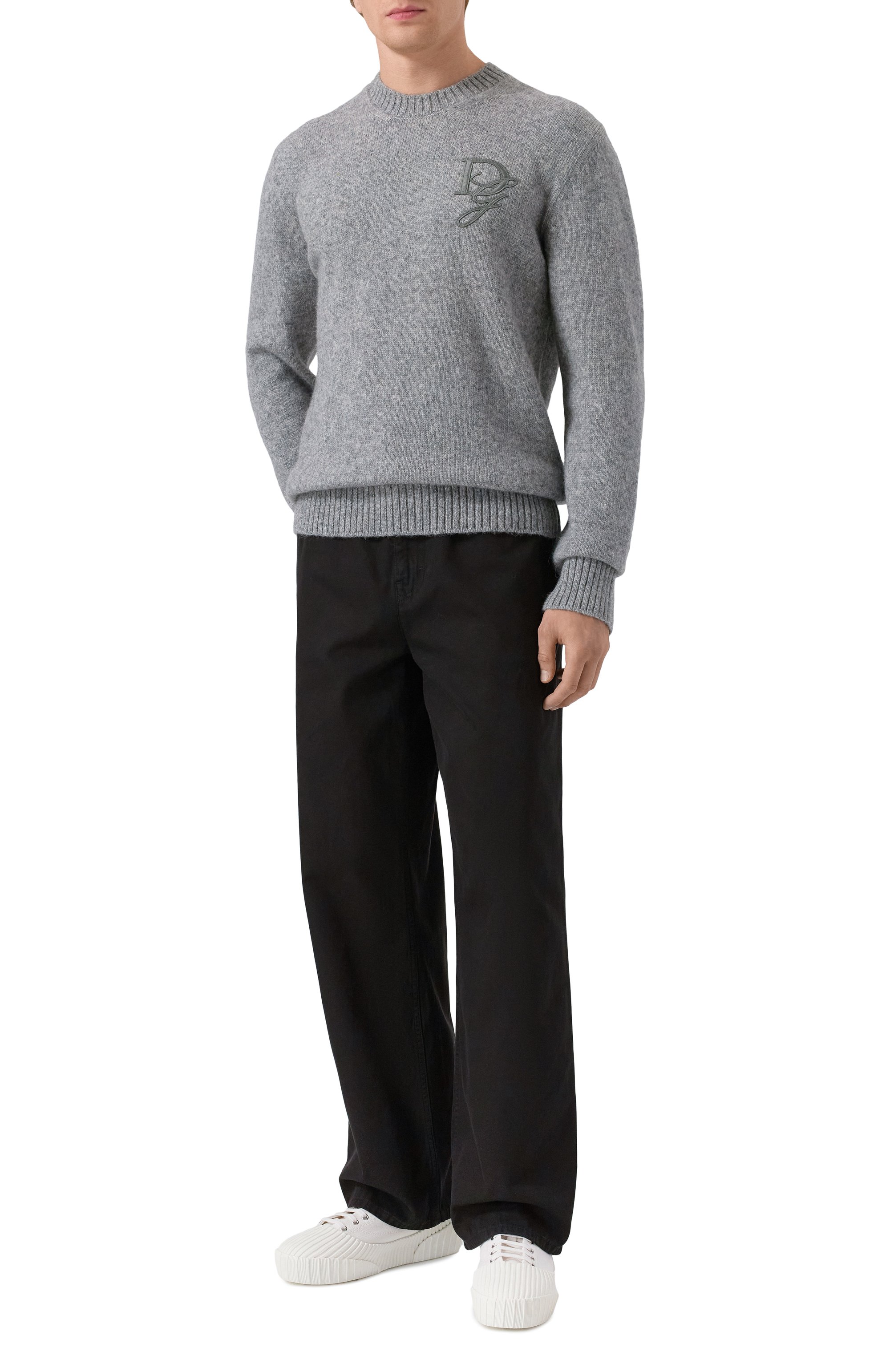 Текстильные кеды riff low BALMAIN, арт. FM1VI392/TCNS, фото 2