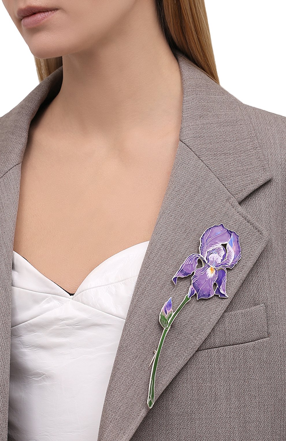 Брошь ирис РУССКИЕ САМОЦВЕТЫ, арт. 41486, фото 2