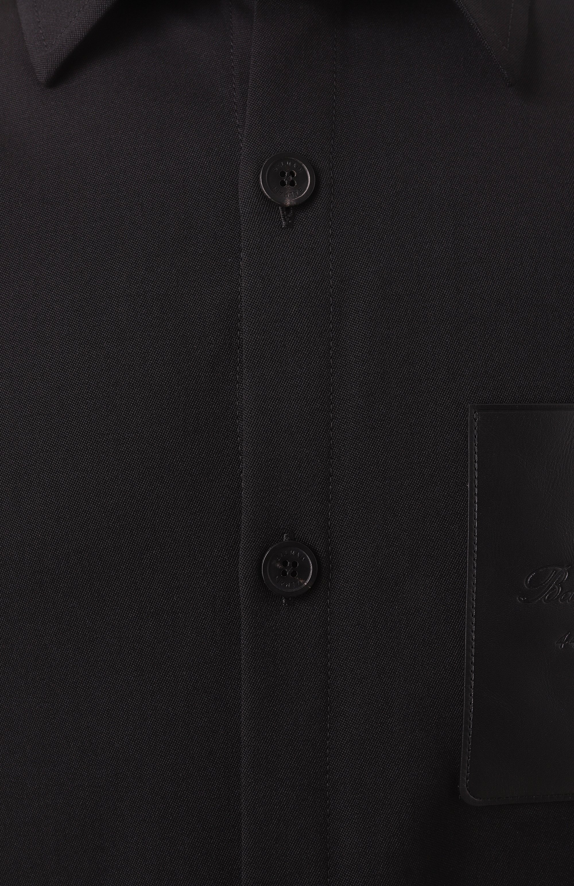 Шерстяная рубашка BALMAIN, арт. EH1HS391/WB01, фото 6