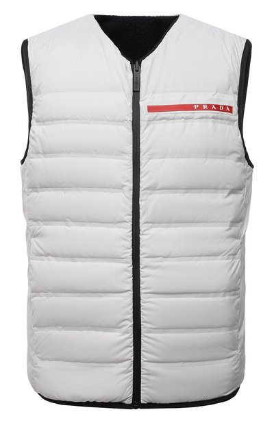 Мужской двусторонний жилет PRADA, арт. SGB801-1YDO-F0N13-212