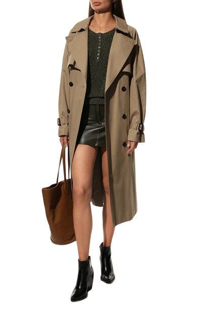 Свитер из вискозы PATRIZIA PEPE темно-зеленого цвета по цене 21190 руб., арт. 8K0074_K041, фото 2 Свитер из вискозы PATRIZIA PEPE, арт. 8K0074_K041, фото 2