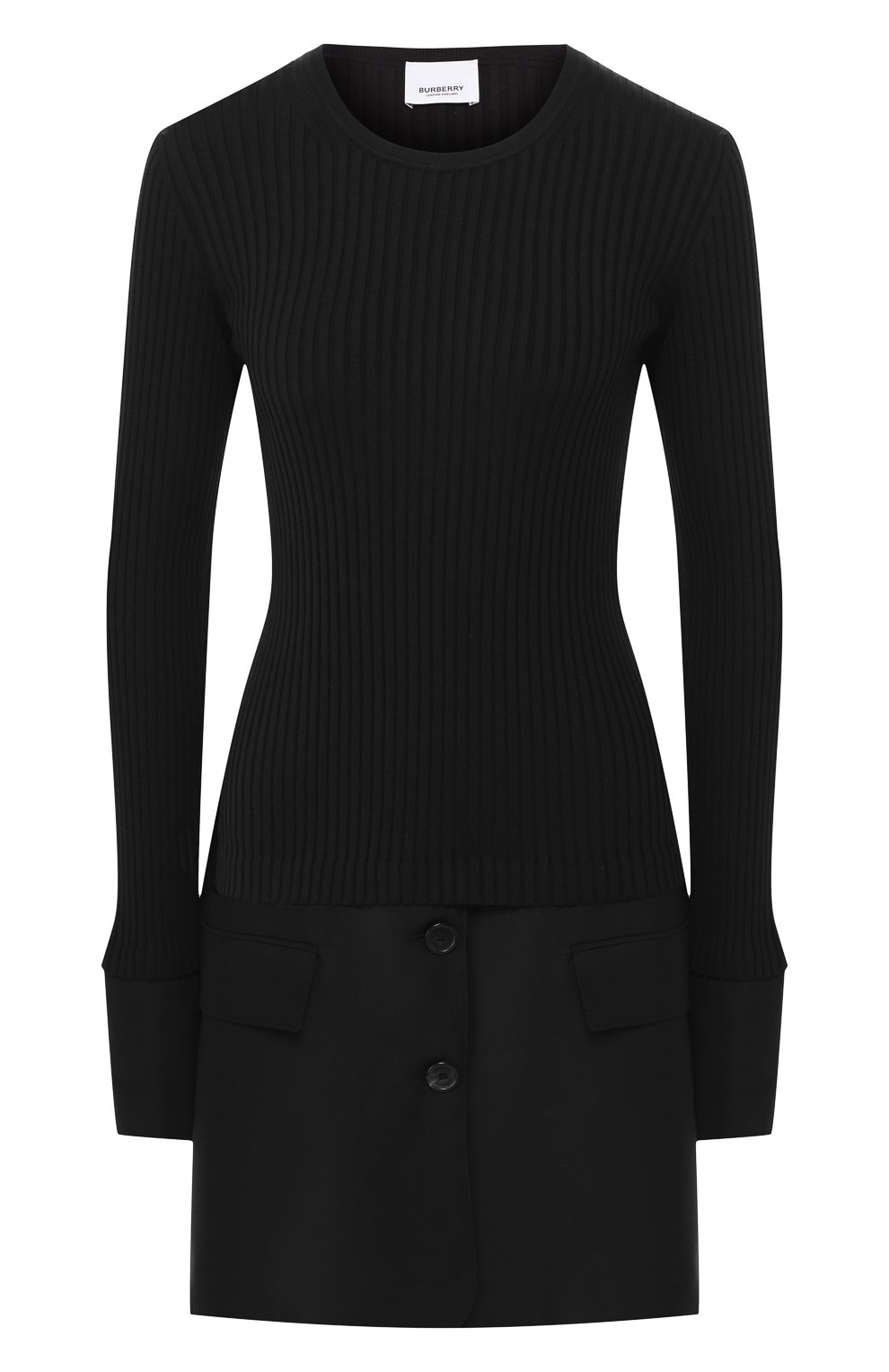 Платье BURBERRY черного цвета по цене 206500 руб., арт. 4559950, фото 1 Платье BURBERRY, арт. 4559950, фото 1