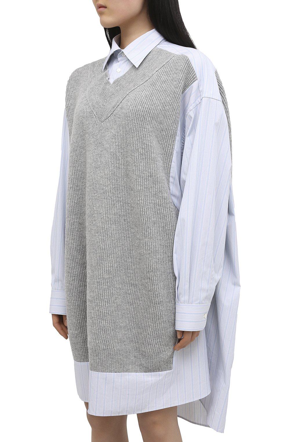 Платье из хлопка и шерсти MAISON MARGIELA, арт. S51DL0356/S53173, фото 3