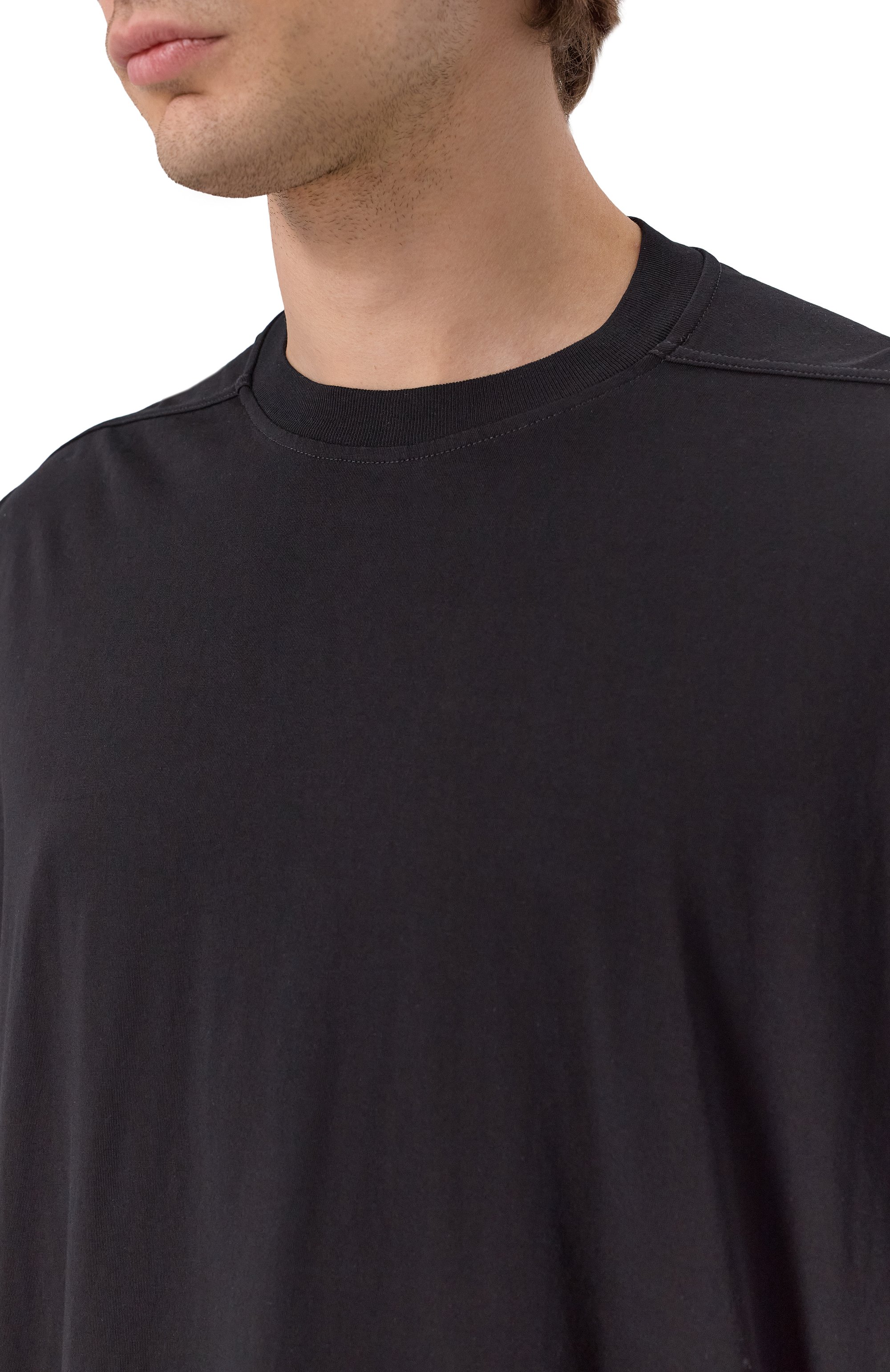 Хлопковый лонгслив RICK OWENS, арт. RU01F2276/JA, фото 5