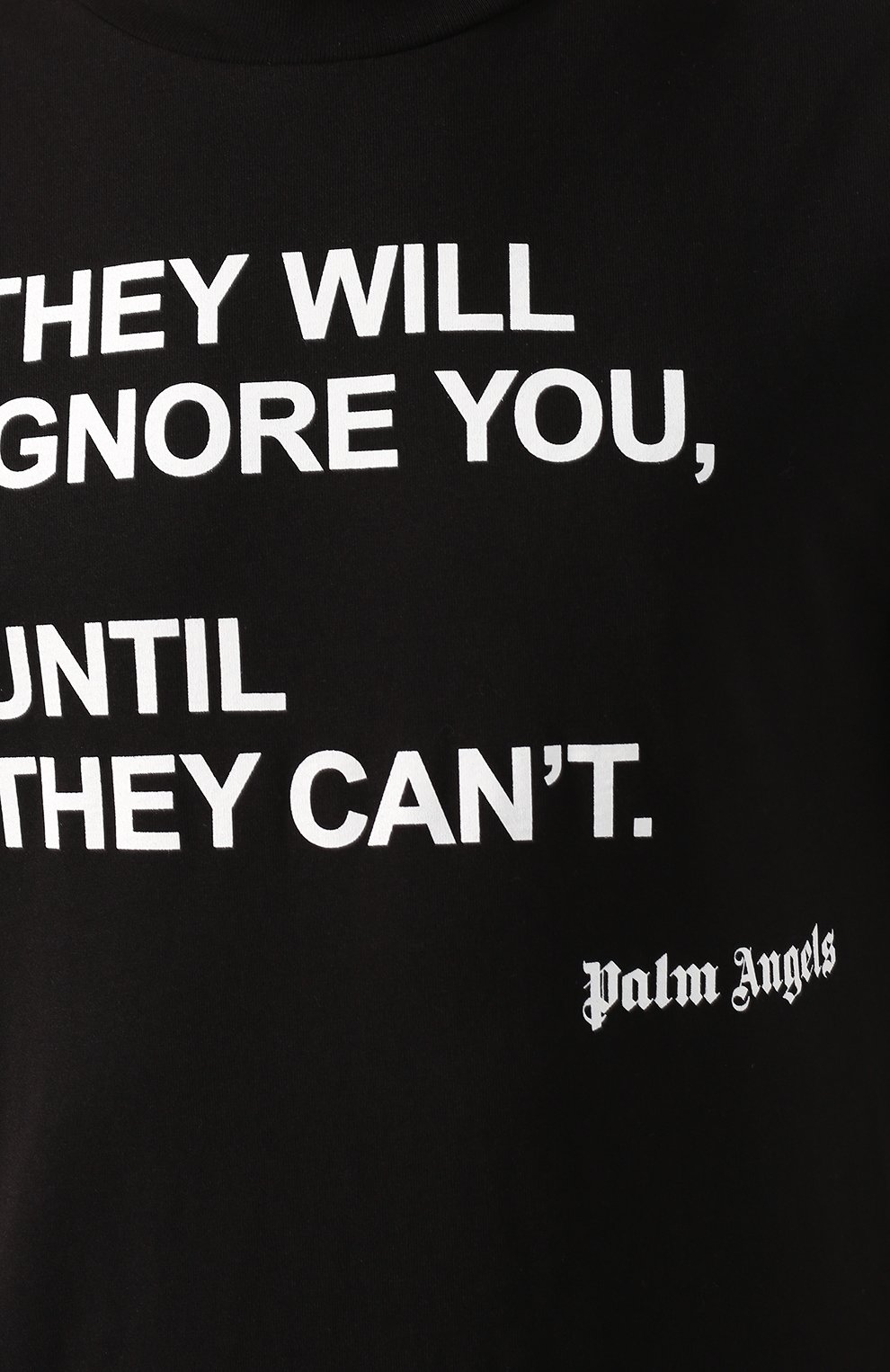 Хлопковая футболка PALM ANGELS, арт. PMAA001S204130491088, фото 5