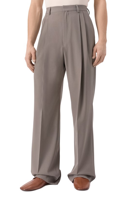 Шерстяные брюки Dries Van Noten 251-020914-1063 Серый  251-020914-1063 Фото 3