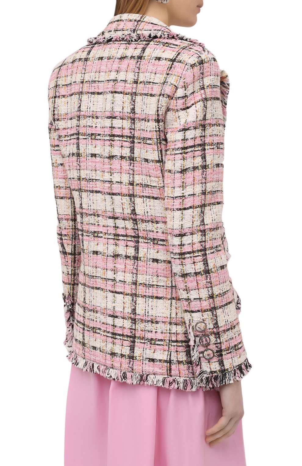 Хлопковый жакет MSGM, арт. 3041MDG08 217102, фото 4