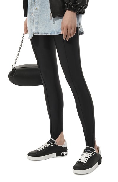 Кожаные кеды portofino DOLCE & GABBANA, арт. CK1587/AH527, фото 3