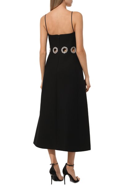 Платье из шерсти и шелка VALENTINO, арт. 5B3VA9L01CF, фото 4