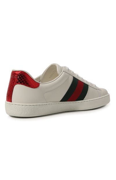 Кожаные кеды ace GUCCI, арт. 456230 02JP0, фото 3