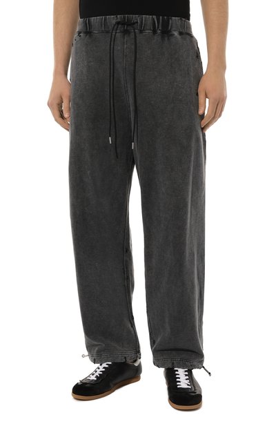 Хлопковые брюки KAZUYUKI KUMAGAI темно-серого цвета по цене 71850 руб., арт. VP41-324, фото 3 Хлопковые брюки KAZUYUKI KUMAGAI, арт. VP41-324, фото 3