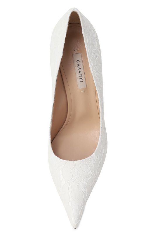 Комбинированные туфли Liberty Blade Casadei 1F940X080MC2837 Белый  1F940X080MC2837 Фото 6