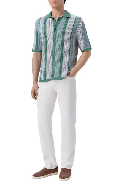 Рубашка из шелка и хлопка MVST, арт. M26.2PM.K144/Y207 KNIT SETA-C0T0NE, фото 2