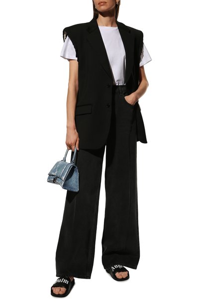 Шлепанцы PALM ANGELS, арт. PWIC002C99PLA0031001, фото 2