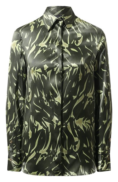 Женская атласная блузка KITON, арт. D55442K0978C