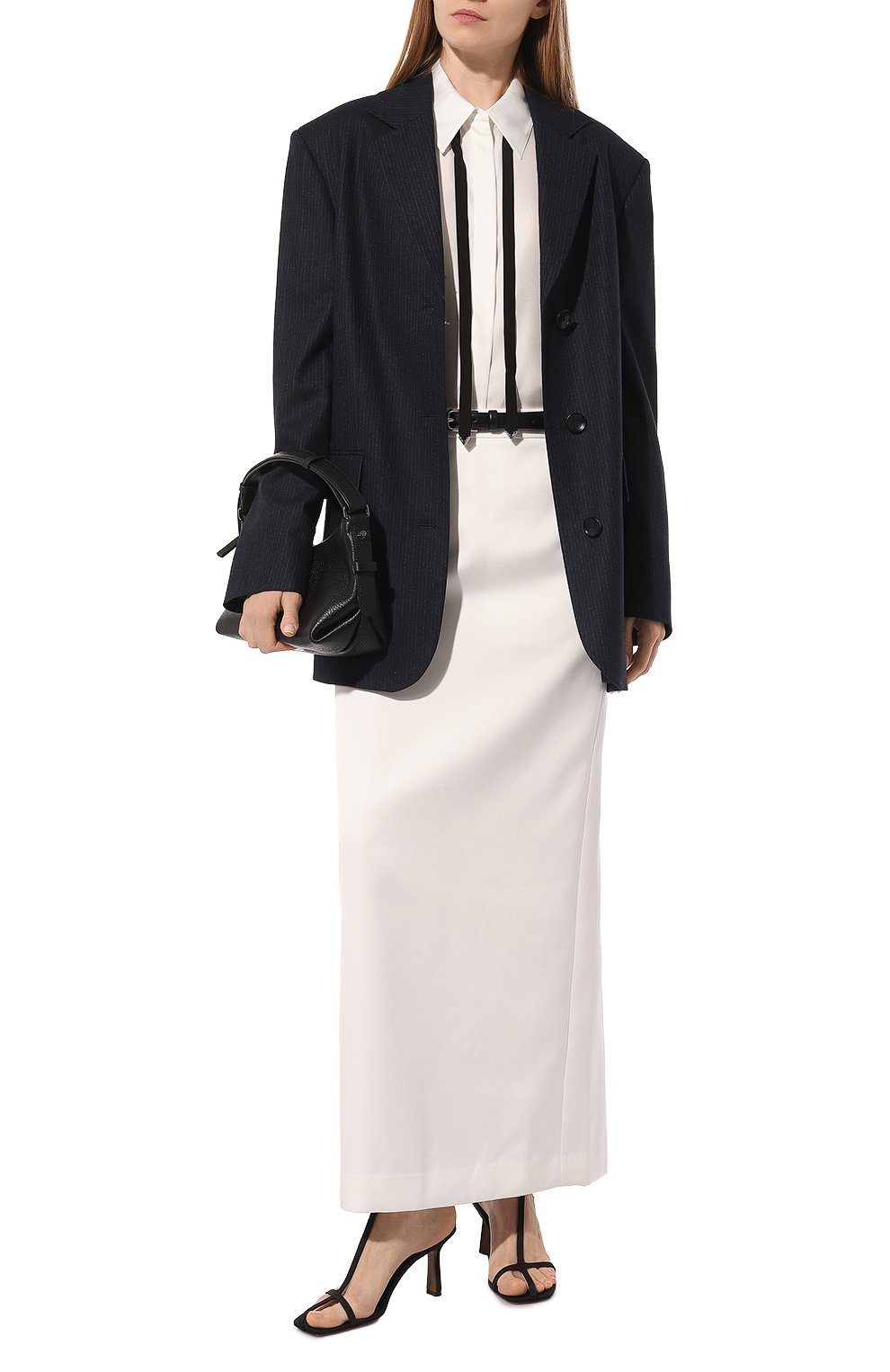 Шелковая рубашка DOROTHEE SCHUMACHER белого цвета по цене 59050 руб., арт. 647106, фото 2 Шелковая рубашка DOROTHEE SCHUMACHER, арт. 647106, фото 2