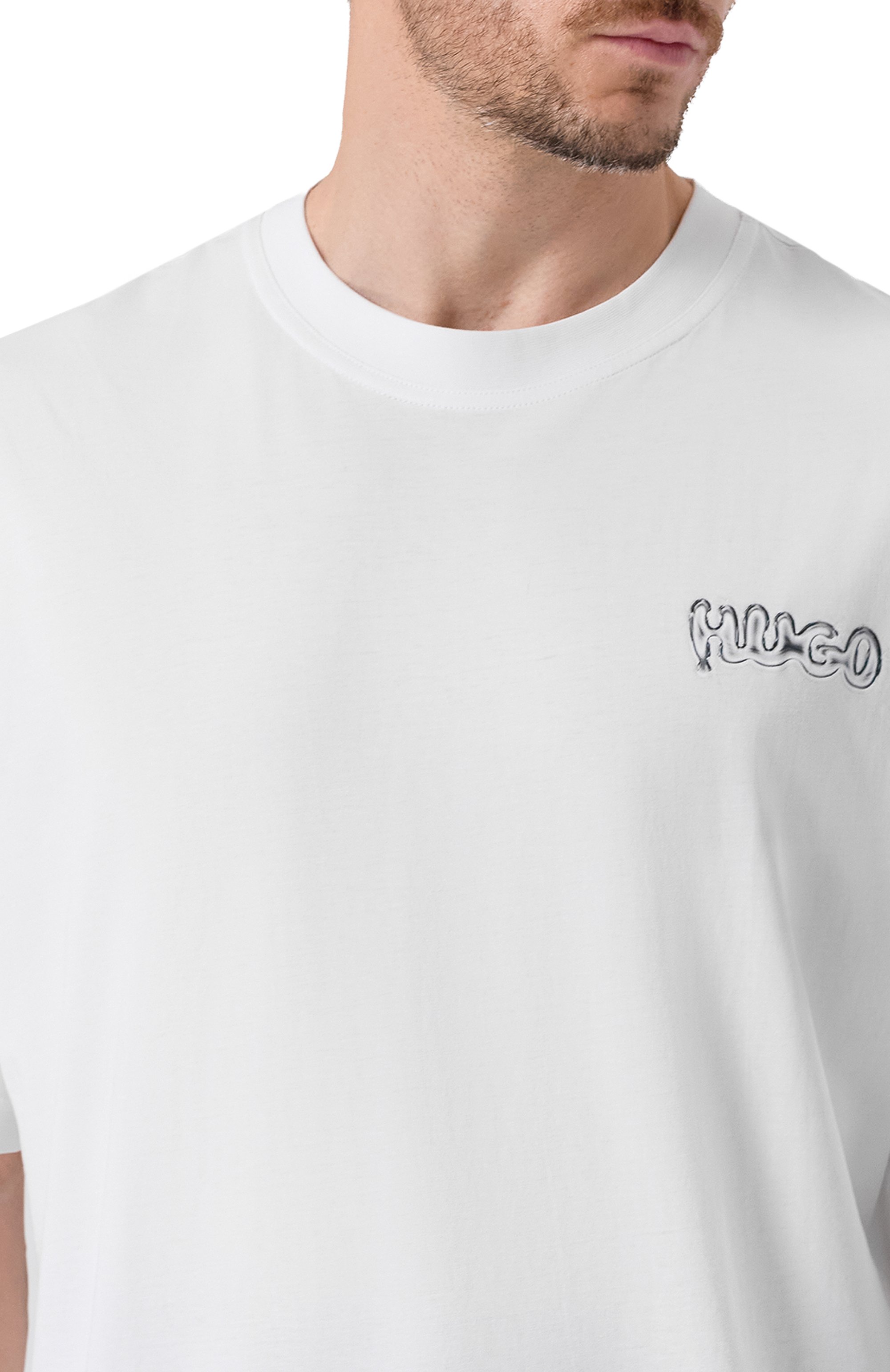 Хлопковая футболка HUGO BLUE, арт. 50549769, фото 5