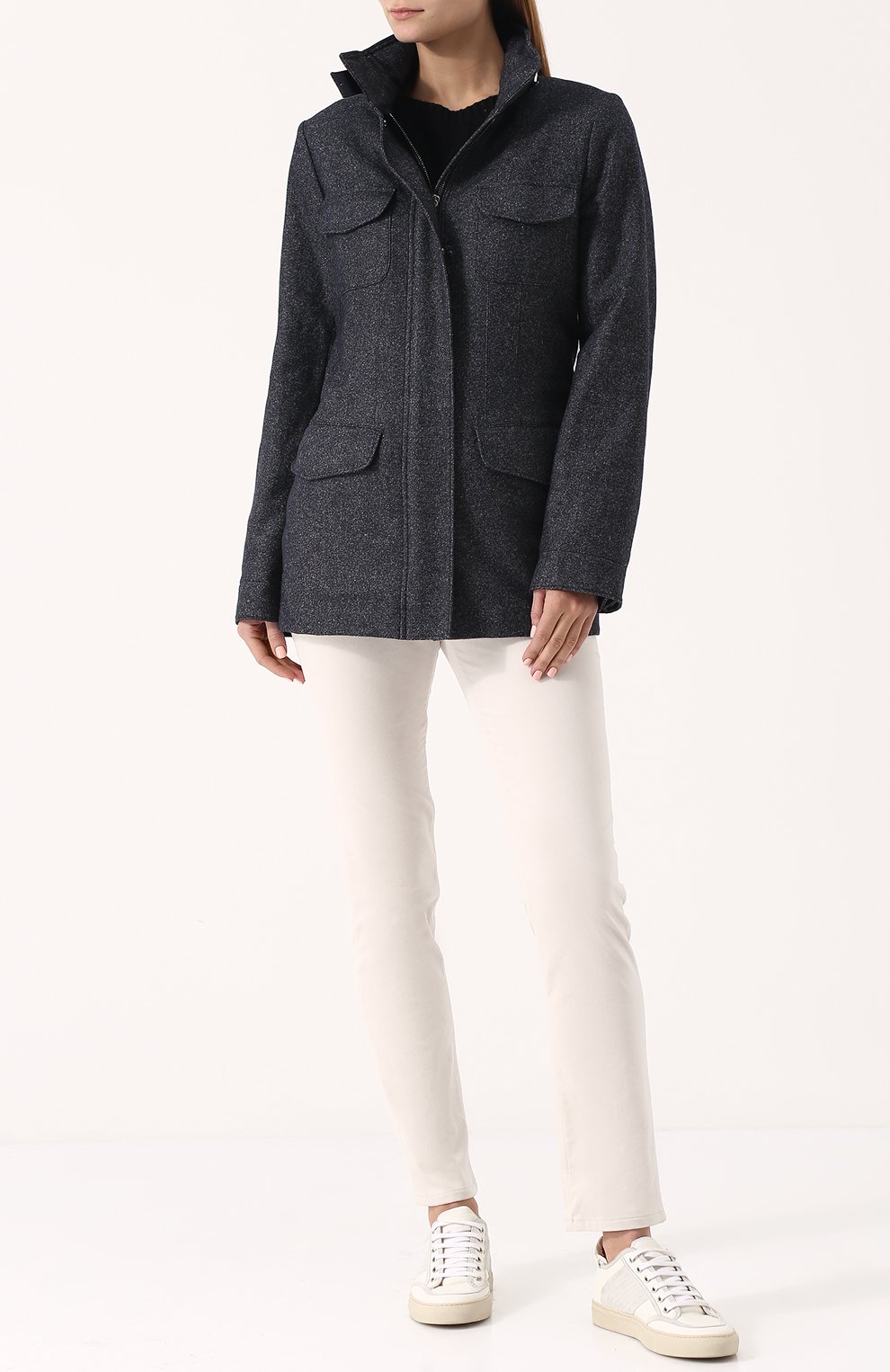 Приталенная куртка из смеси кашемира и льна LORO PIANA, арт. FAG3250, фото 2