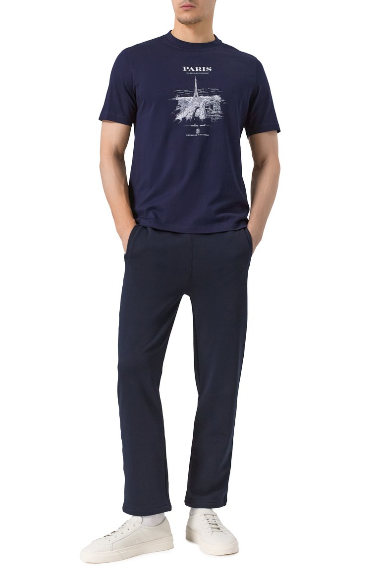 Хлопковые брюки CORNELIANI, арт. 25G561-2525054, фото 1