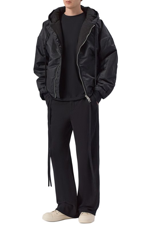 Кожаные кеды Temple Rick Owens RU01F2891/LC0 Кремовый  RU01F2891/LC0 Фото 2