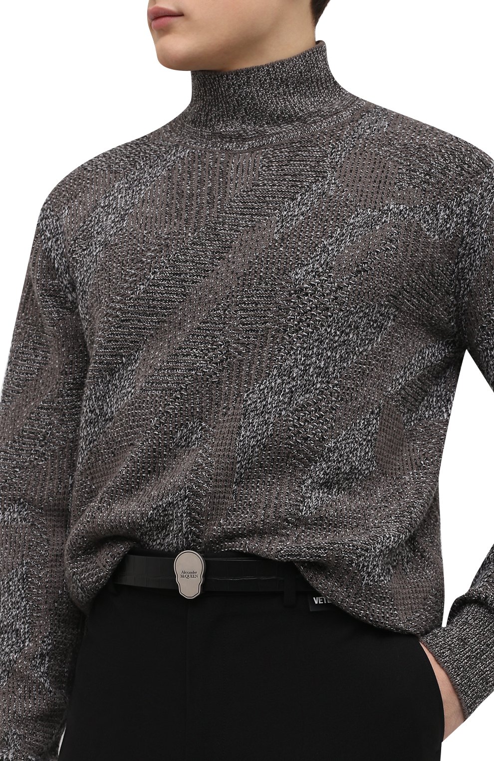 Кожаный ремень ALEXANDER MCQUEEN, арт. 663272/DZTLY, фото 2