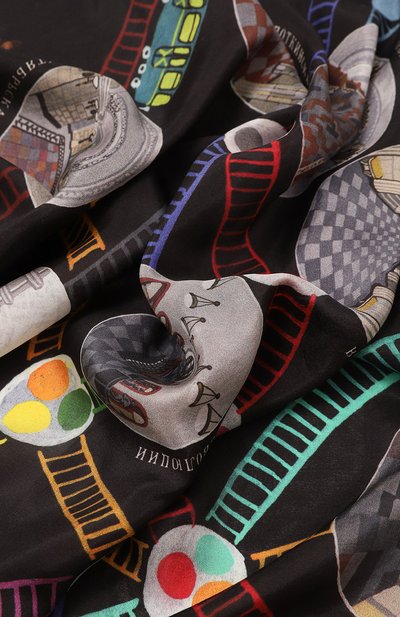 Шелковый платок метро GOURJI, арт. T23MET7R, фото 4