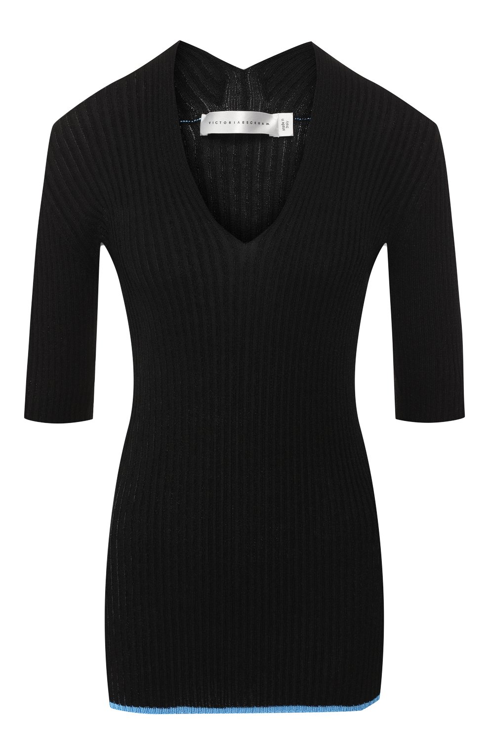 Топ из вискозы VICTORIA BECKHAM, арт. TP KNT 1733 PSS19 DRAPE GAUZE, фото 1