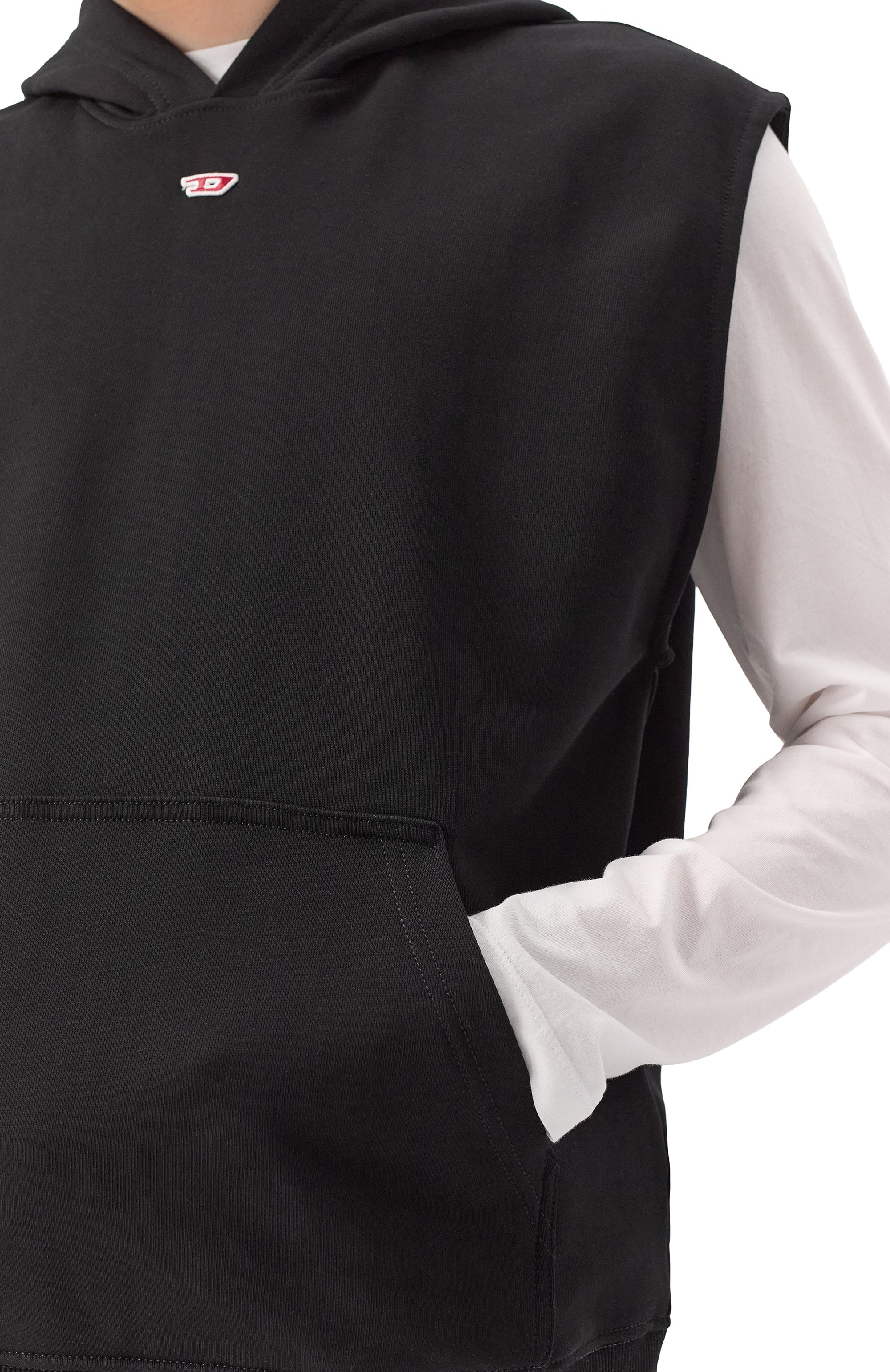 Хлопковое худи DIESEL, арт. A17626/0GEAD, фото 5