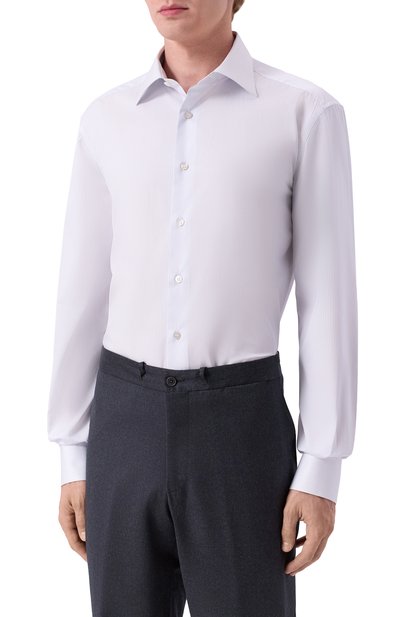 Хлопковая сорочка STEFANO RICCI, арт. MC007467/BN2965, фото 3