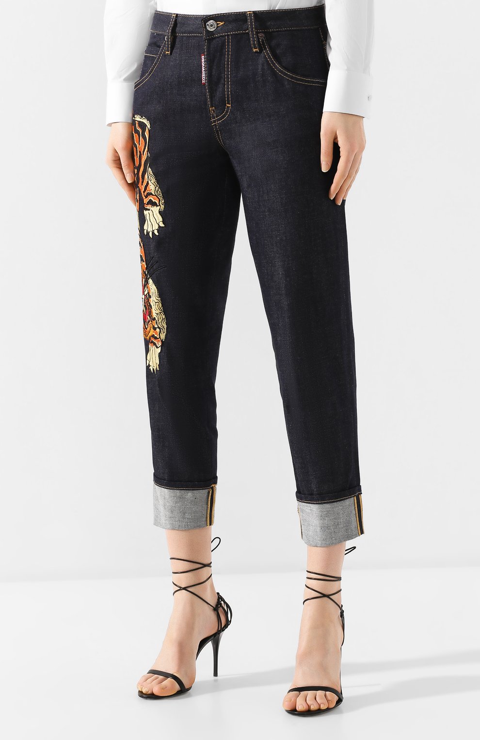 Джинсы DSQUARED2 синего цвета по цене 69700 руб., арт. S72LB0307/S30309, фото 3 Джинсы DSQUARED2, арт. S72LB0307/S30309, фото 3