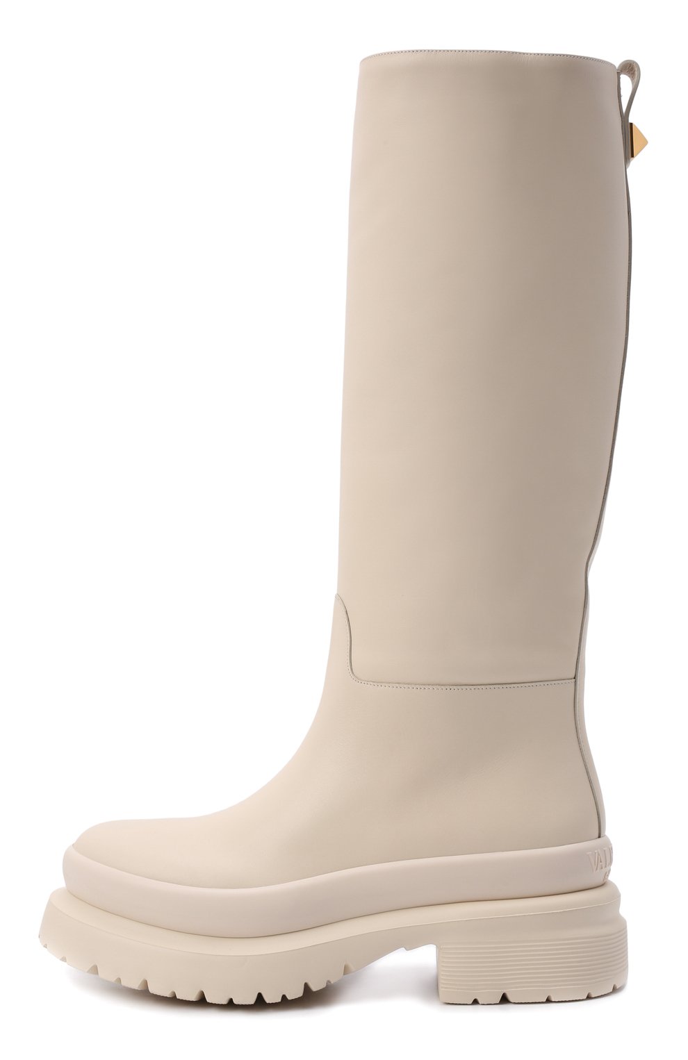 Кожаные сапоги roman stud VALENTINO, арт. WW0S0DB3/NKD, фото 4