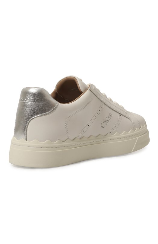 Кожаные кеды Telma Chloé CHC24S953HU Белый  CHC24S953HU Фото 5