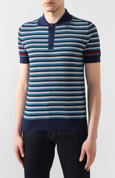 Хлопковое поло PRADA, арт. UMB010-1VOV-F0124-201, фото 3