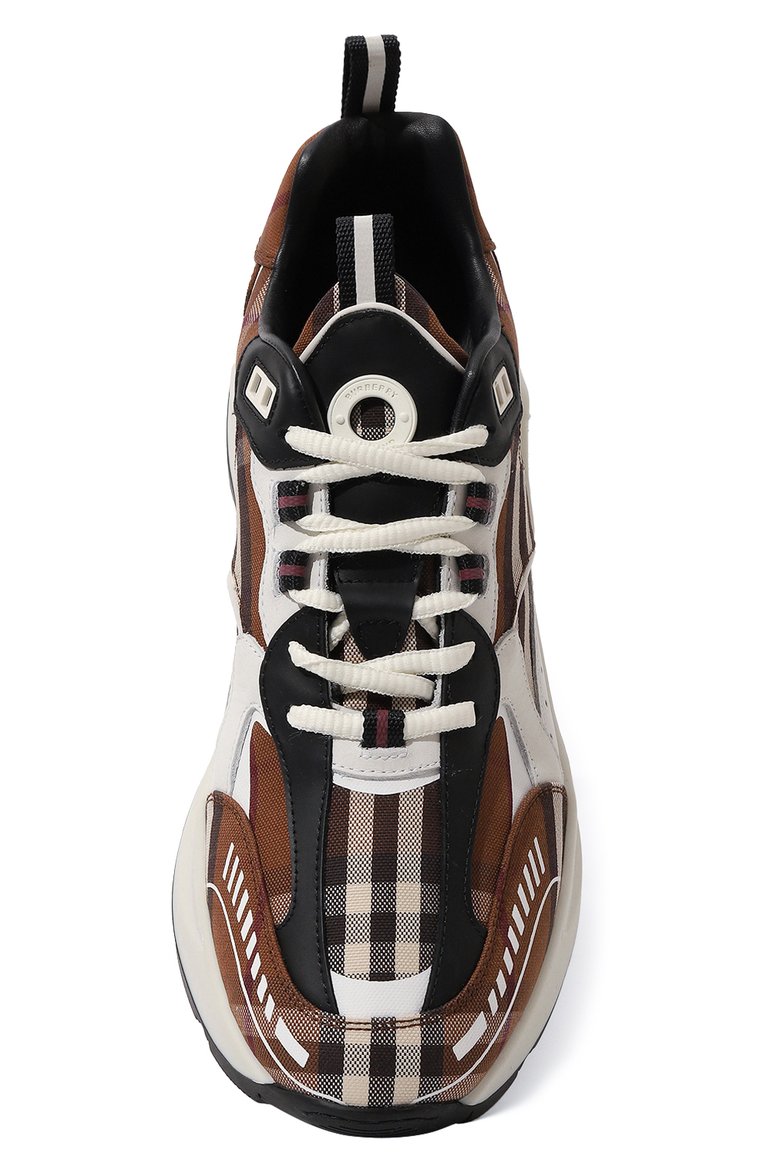 Комбинированные кроссовки vintage check BURBERRY, арт. 8064282, фото 1