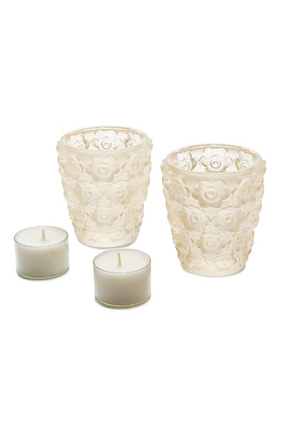 Набор из 2-х подсвечников anemones gold luster LALIQUE, арт. 10767100_*