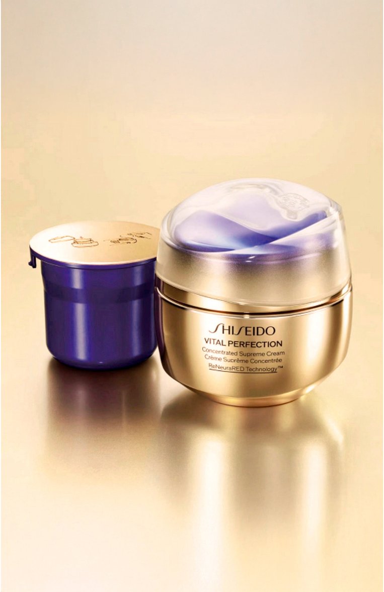 Сменный блок концентрированного крема vital perfection supreme (50ml) SHISEIDO бесцветного цвета, арт. 21023SH | Фото 3 (Тип продукта: Кремы; Нос: Не проставлено; Косметика кросс-кт: Антивозрастной уход; Региональные ограничения белый список (Axapta Mercury): Не проставлено; Назначение: Для лица)