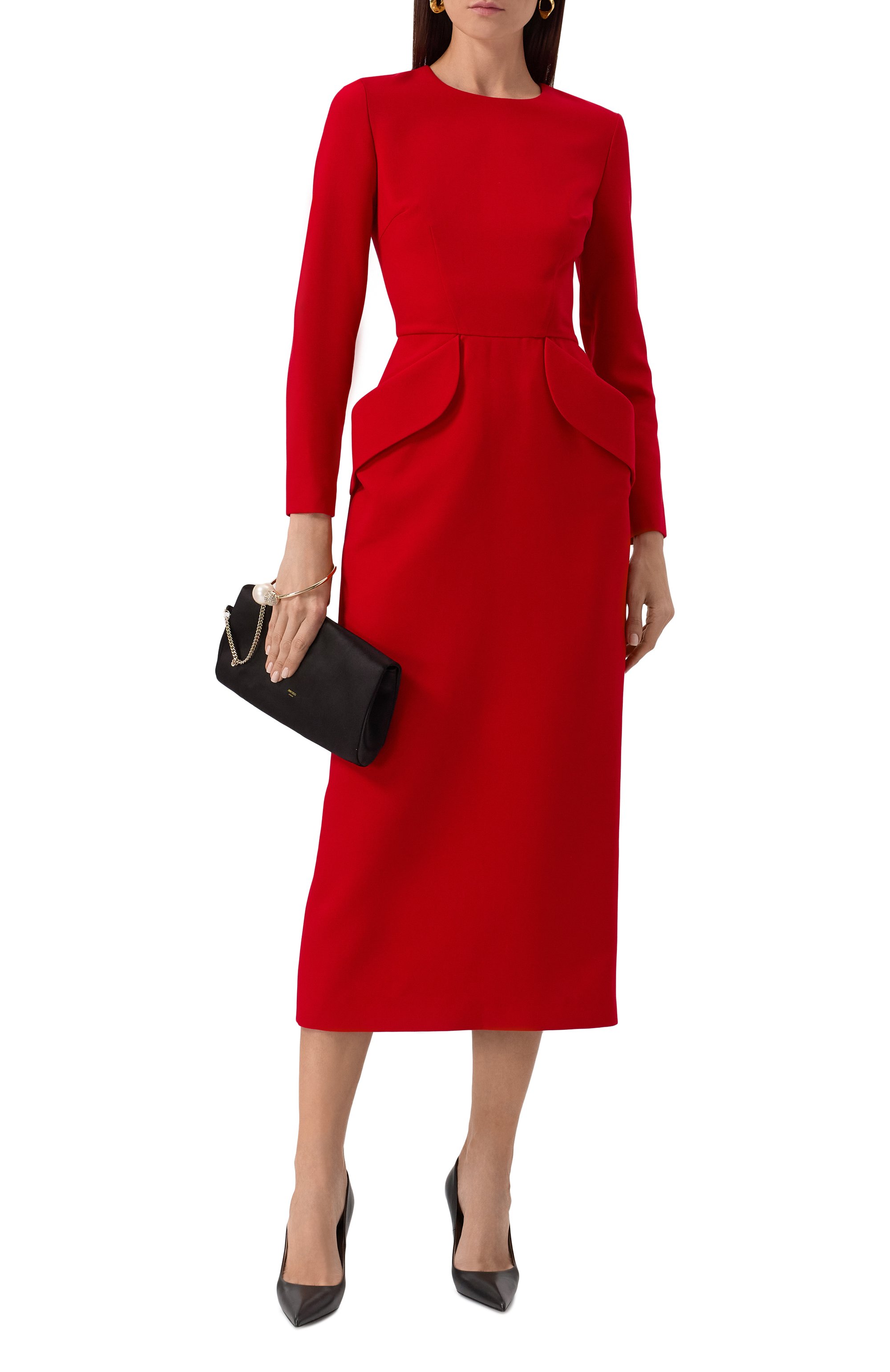 Платье LEFFERS красного цвета по цене 137000 руб., арт. 22\4.52.79.11.13, фото 2 Платье LEFFERS, арт. 22\4.52.79.11.13, фото 2