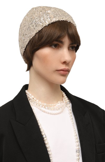 Шапка с отделкой пайетками PERVERT, арт. PE23/HAT01/90-92-32, фото 2