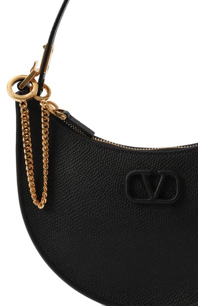 Сумка vlogo signature mini VALENTINO черного цвета по цене 140500 руб., арт. 5W2P0W19/RQR, фото 3 Сумка vlogo signature mini VALENTINO, арт. 5W2P0W19/RQR, фото 3