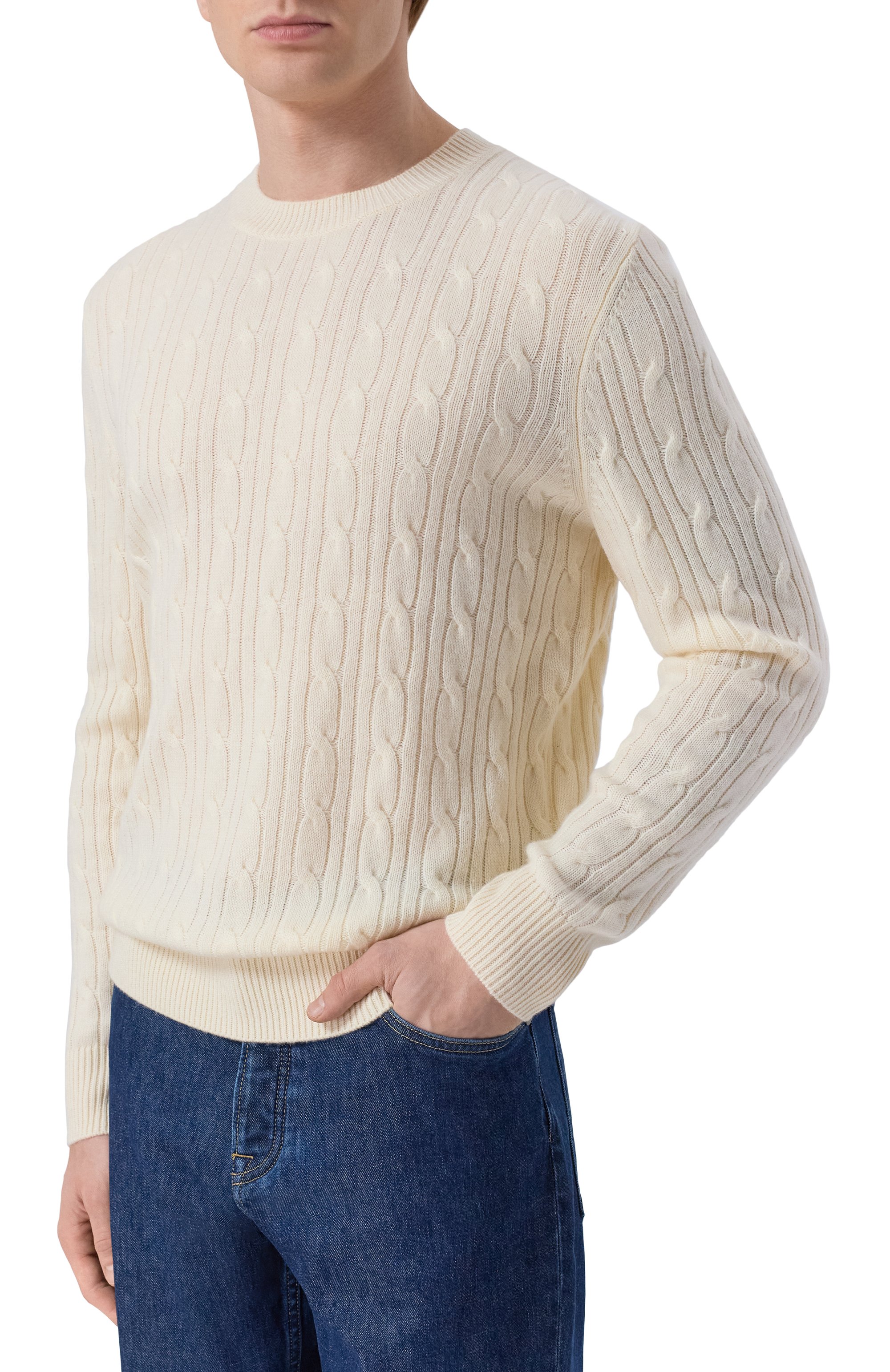 Джемпер из шерсти и кашемира BOSS, арт. 50549975, фото 3