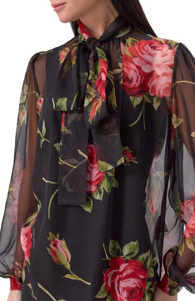 Шелковая блузка DOLCE & GABBANA, арт. F7BJ2T/IS11F, фото 5