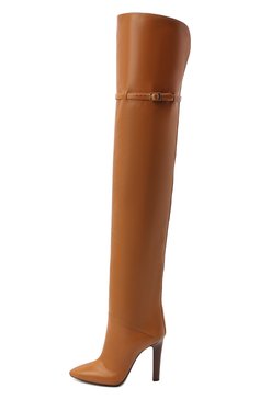 Кожаные ботфорты SAINT LAURENT, арт. 669066/28N00, фото 4